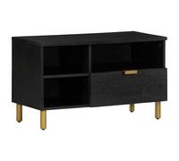 TV Cabinet Stand Hifi Media Unit Black Engineered Wood vidaXL