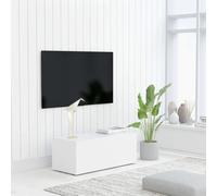 Vidaxl Tv Cabinet White 80X34X30 Cm Engineered Wood