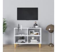 TV Cabinet Stand Media Entertainment Television with 4 compartments Wooden Unit