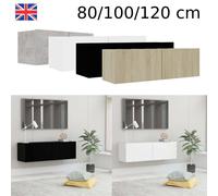 TV Cabinet Stand Unit Wall Mounted Floating Cupboard Entertainment Furniture Set
