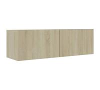 TV Cabinet Stand Unit Wall Mounted Floating Cupboard Entertainment Furniture Set