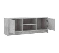vidaXL TV Cabinet Concrete Grey 102x30x37.5 cm Engineered Wood UK