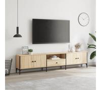 Vidaxl Tv Cabinet With Drawer Sonoma Oak 200X25X44 Cm Engineered Wood