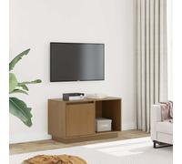 (honey brown) vidaXL Solid Wood Pine TV Cabinet Living Room TV Stand Furniture Multi Colours