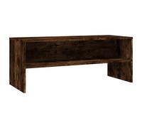 Vidaxl Tv Cabinet Smoked Oak 100X40X40 Cm Engineered Wood