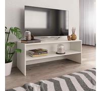 vidaXL TV Cabinet White Engineered Wood TV Stand Sideboard Furniture Unit