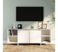 Vidaxl Tv Cabinet White 130X35X50 Cm Engineered Wood, White