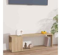 vidaXL TV Cabinet Sonoma Oak Engineered Wood Indoor Plasma Stereo Hifi Cabinet