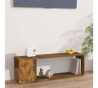 Vidaxl Tv Cabinet Smoked Oak 100X24X32 Cm Engineered Wood