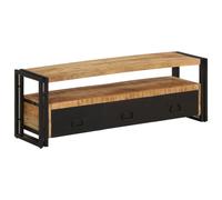 vidaXL Tv Cabinet 120x30x40 cm Solid Wood Mango, Brown