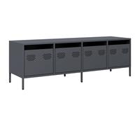 TV Cabinet TV Stand TV Unit Entertainment Centre Cold-rolled Steel vidaXL