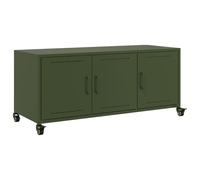 TV Cabinet TV Stand TV Unit Entertainment Centre Cold-rolled Steel vidaXL