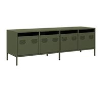 TV Cabinet TV Stand TV Unit Entertainment Centre Cold-rolled Steel vidaXL