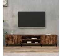 Vidaxl Tv Cabinet Smoked Oak 180X31.5X40 Cm Engineered Wood, Brown