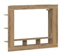 vidaXL TV Cabinet Artisan oak 152 x 22 x 113 cm Engineered wood