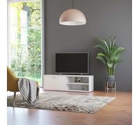 TV Cabinet White 120x34x37 cm Chipboard