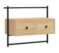 (grey sonoma, 60.5 x 30 x 51 cm) vidaXL TV Cabinet Wall-mounted TV Unit Media Cabinet TV Stand Engineered Wood