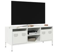 TV Cabinet White 101.5x39x43.5 cm Cold-rolled Steel Berkfield Home White One Size