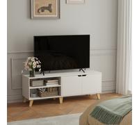 TV Cabinet with 2 Doors, White