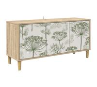 TV Cabinet with Door Sonoma Engineered Wood Media Storage Modern Design vidaXL