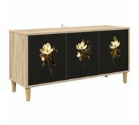 TV Cabinet with Door Sonoma Engineered Wood Media Storage Modern Design vidaXL
