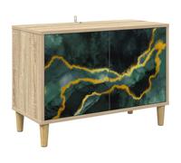 TV Cabinet with Door Sonoma Engineered Wood Media Storage Modern Indoor vidaXL