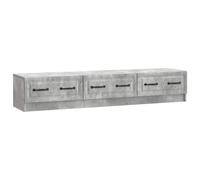 vidaXL TV Cabinet Grey Sonoma 147 x 34.5 x 27 cm Engineered Wood