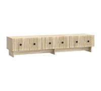 vidaXL TV Cabinet High Gloss White 147 x 34.5 x 30 cm Engineered Wood