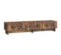 vidaXL TV Cabinet High Gloss White 147 x 34.5 x 30 cm Engineered Wood