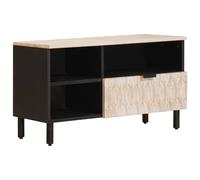 TV Cabinet with Drawer with Shelf with Storage Solid Mango Wood Drawers vidaXL