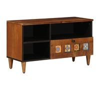 TV Cabinet with Drawer with Shelf with Storage Solid Mango Wood Media vidaXL