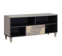 TV Cabinet with Drawer with Shelf with Storage Solid Mango Wood Media vidaXL