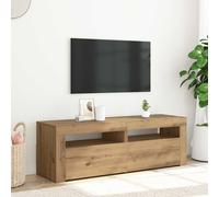 Tv Cabinet With Led Lights 120X35X40 Cm Engineered Wood