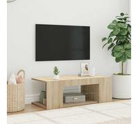 TV Cabinet with LED Lights TV Stand TV Unit Hall Entertainment Centre vidaXL
