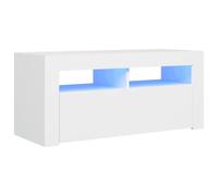 TV Cabinet with LED Lights Entertainment Centre TV Stand Media TV Unit vidaXL