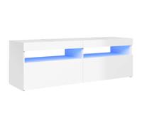 TV Cabinet with LED Lights Sideboard TV Stand TV Unit Hifi Cabinet vidaXL