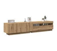 TV Cabinet with LED Lights ,TV Stand Media Unit Furniture,Multi Colours vidaXL