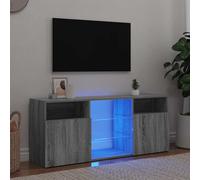 TV Cabinet With LED Lights, TV Stand, TV Hall Entertainment Centre Unit vidaXL