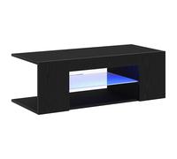 vidaXL TV Cabinet Artisan Oak – LED Lights, Engineered Wood, 90×39×30 cm