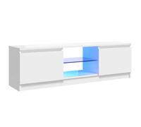 Vidaxl Tv Cabinet With Led Lights Grey Sonoma 120X30X35.5 Cm