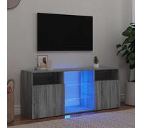 TV Cabinet with LED Lights TV Stand TV Unit Hall Entertainment Cenrtre vidaXL
