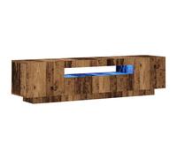 Vidaxl Tv Cabinet With Led Lights White 160X35X40 Cm