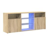 TV Cabinet with LED Lights TV Stand TV Unit Hall Entertainment Cenrtre vidaXL