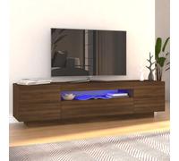 TV Cabinet with LED Lights TV Stand TV Unit Hall Entertainment Cenrtre vidaXL UK