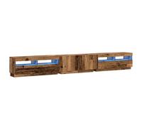 TV Cabinet with LED Lights TV Stand Unit Stereo Cabinet Multi Colours vidaXL