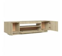 TV Cabinet with LED Lights TV Unit Living Room Furniture Multi Colours vidaXL