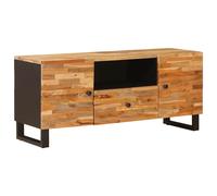 vidaXL TV Cabinet with Shelf Brown 105 x 33 x 46 cm Solid Mango Wood