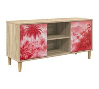 TV Cabinet with Shelf with Door Sonoma Engineered Wood Media Console vidaXL