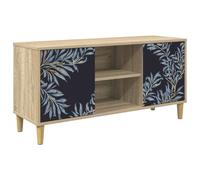 TV Cabinet with Shelf with Door Sonoma Engineered Wood Media Console vidaXL
