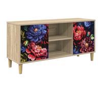 TV Cabinet with Shelf with Door Sonoma Engineered Wood Media Console vidaXL